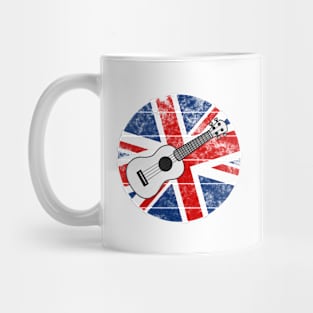 Ukulele UK Flag Britain Ukulelist British Musician Mug